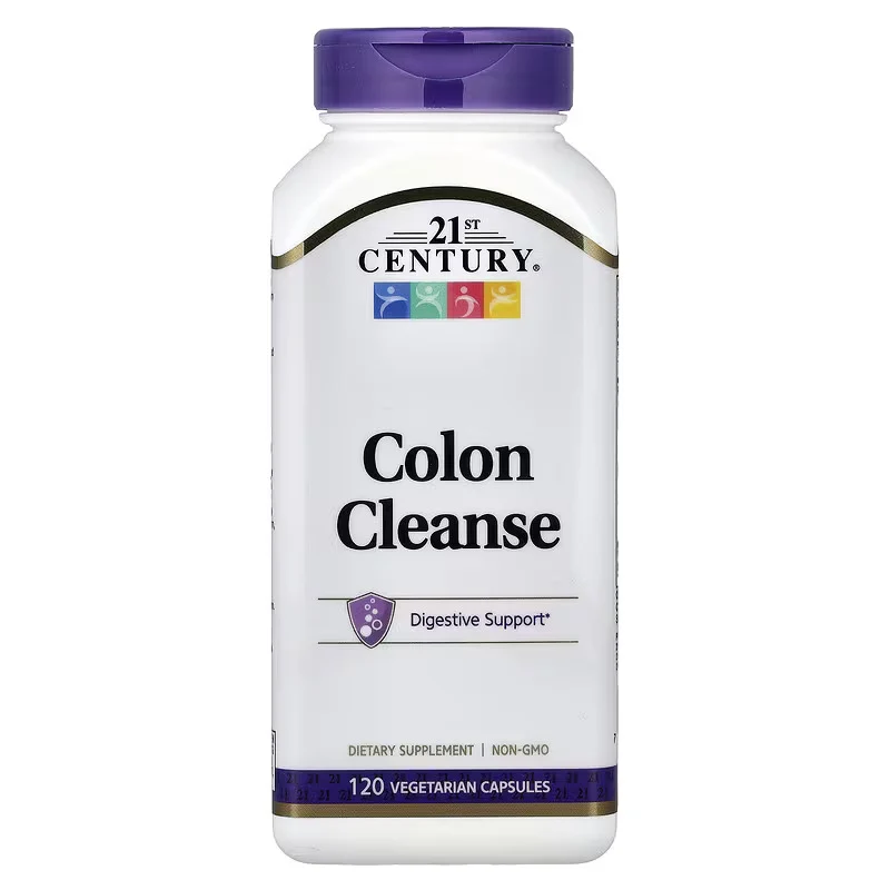 21st Century Colon Cleanse Detox & Cleanse Digestive 120 Vegetarian Capsules