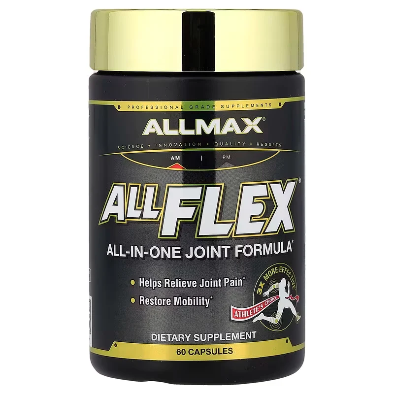 ALLMAX ALLFLEX All-In-One Joint Collagen Cartilage Curcumin OptiMSM UC-II 60 Caps