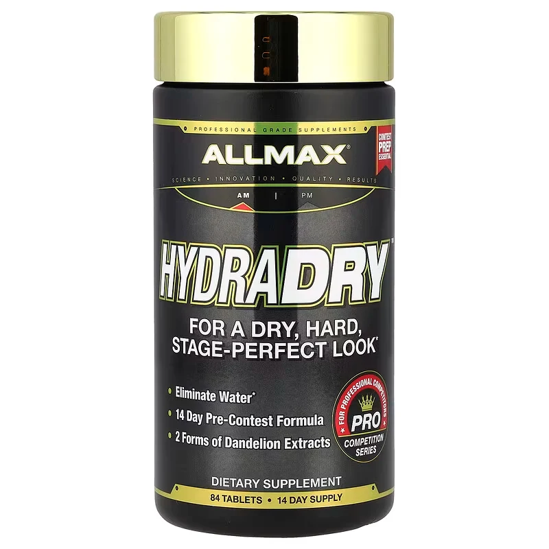 ALLMAX HYDRADRY Diuretic Water Pills Weight Management 84 Tablet - Su atıcı