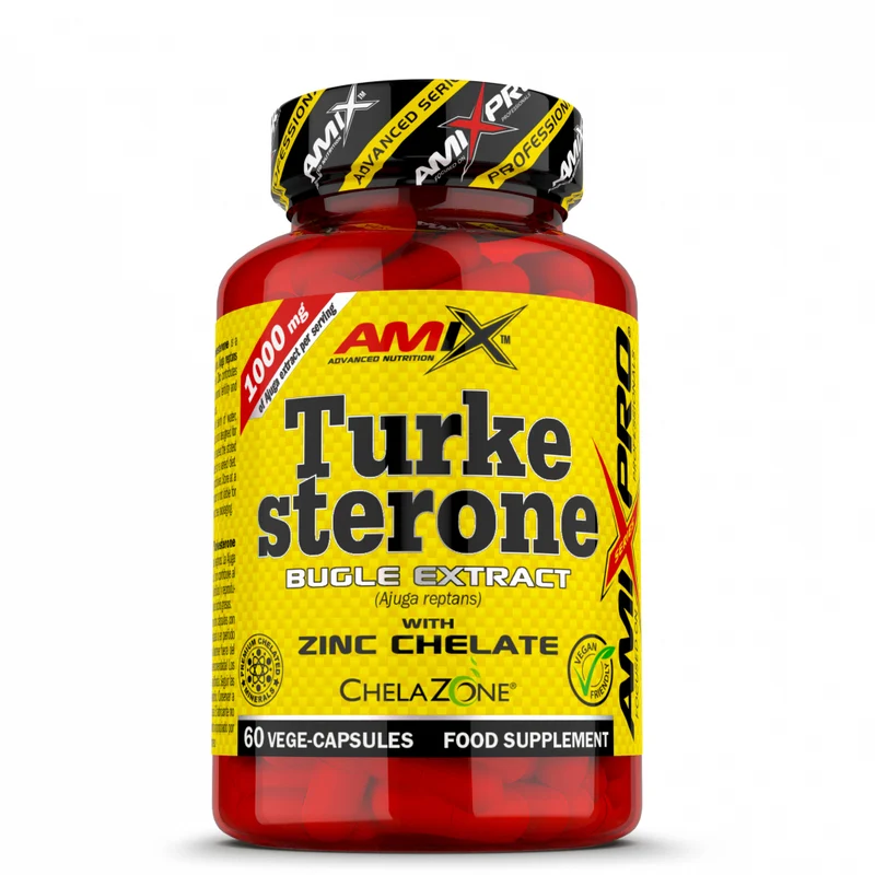 Amix  Ajuga turkestanica Turkesteron+Zinc 1000 mg 60 Caps