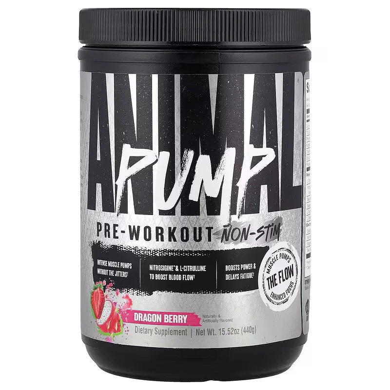 Universal Animal Pump PreWorkout Non-Stim Dragon Berry 440 g