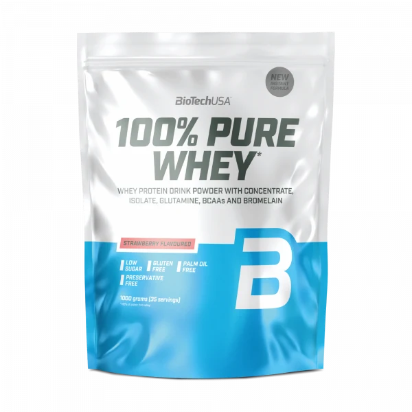 Biotech Usa Pure Whey Protein 1000 Gr - Çilek