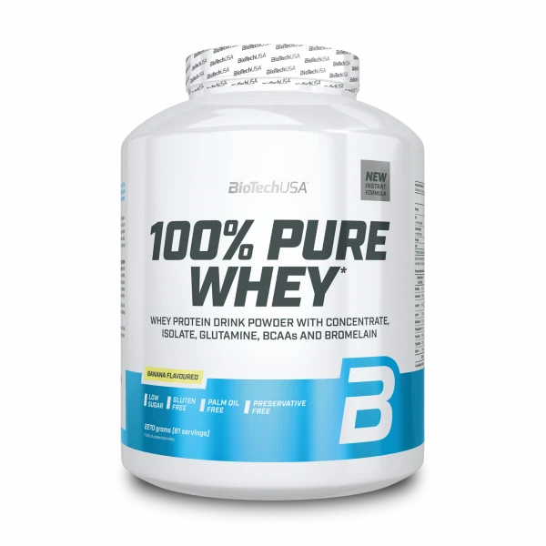 BioTechUSA Pure Whey Protein 2270 Gr - Muz