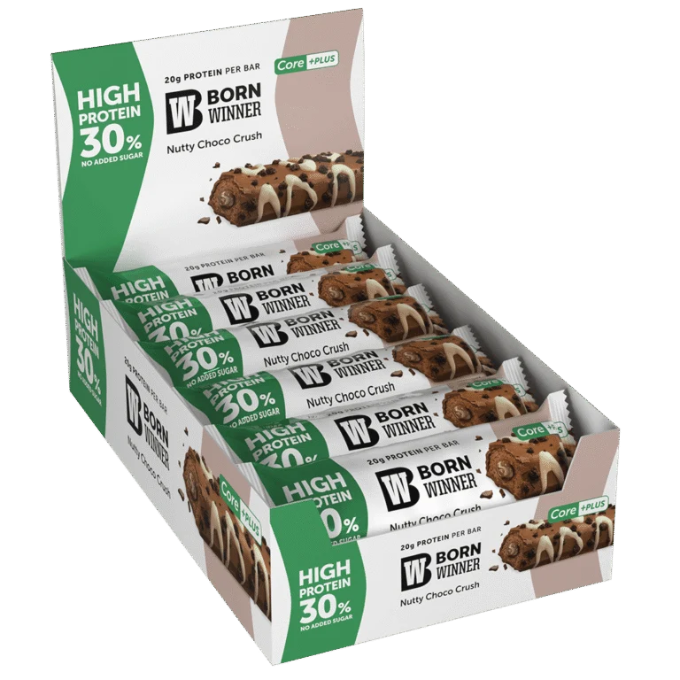 Born Winner Core PLUS Protein bar – Nutty Choco Crush