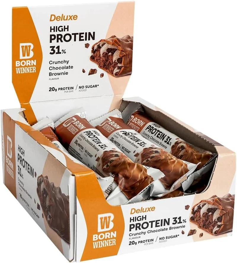 BORN WINNER Deluxe Protein Bar Box / 12 x 64 g