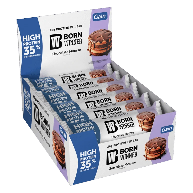 Born Winner Gain Protein Bar – Chocolate Mousse