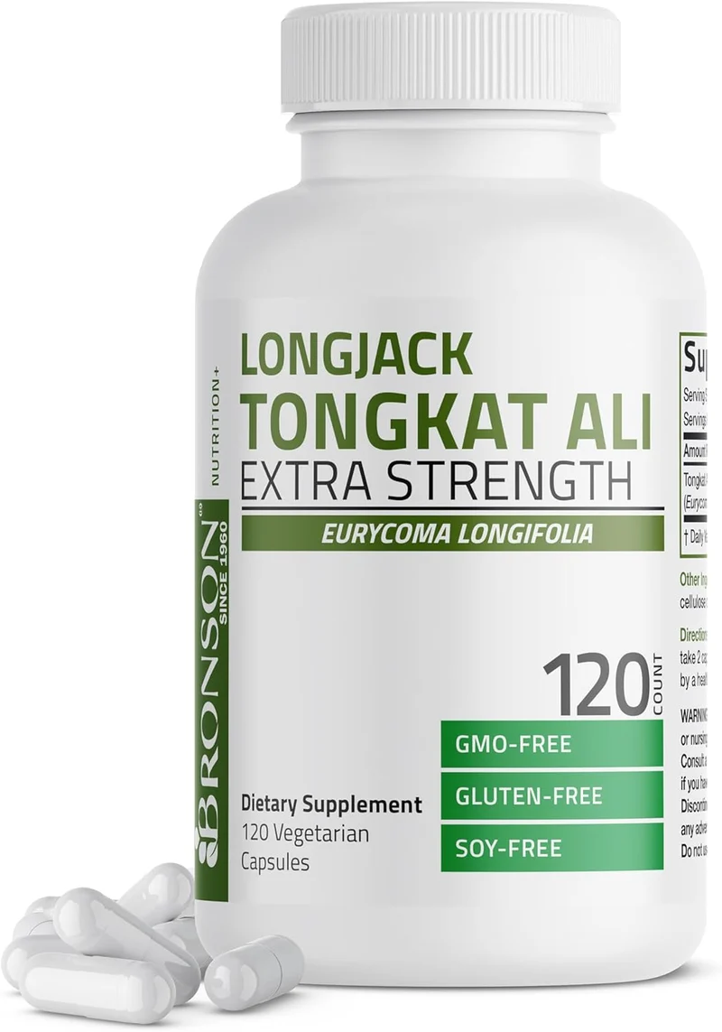 Bronson Longjack Tongkat Ali Extra Strength 120 Vegetarian Capsules