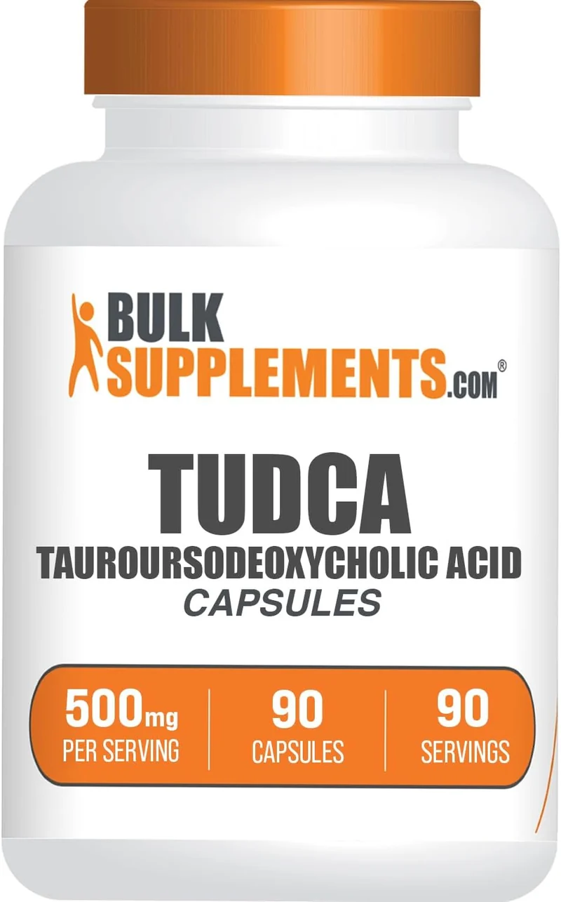 BulkSupplements TUDCA Tauroursodeoxycholic Bile salt Liver 90 Capsules