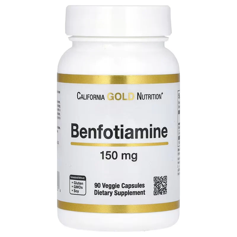 California Gold Nutrition B1 Benfotiamine 150 Mg - 90 vegan Kapsül