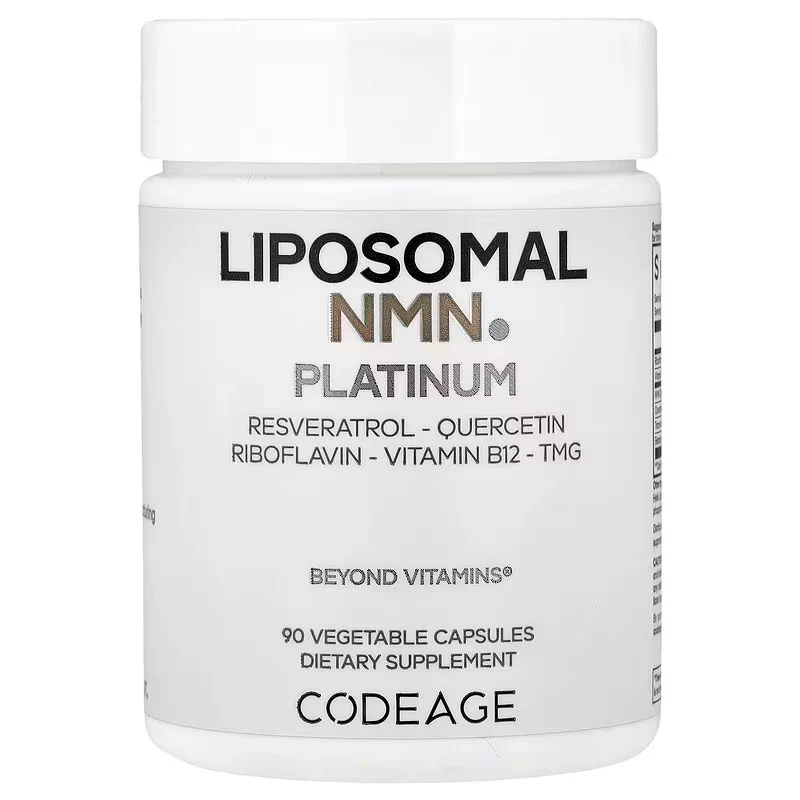 Codeage Liposomal NMN Platinum Vitamin B12 , Trans-resveratrol , Quercetin 90 Vegetable Capsules