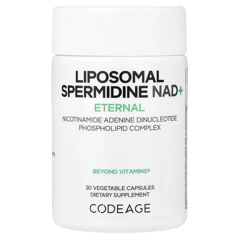 Codeage Liposomal Spermidine NAD+ Brain & Cognitive 30 Vegetable Capsules