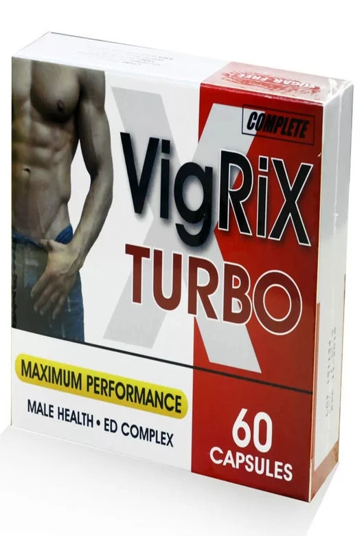 Complete Vigrix Turbo Testo Ginseng Epimedium Tribulus 60 Caps