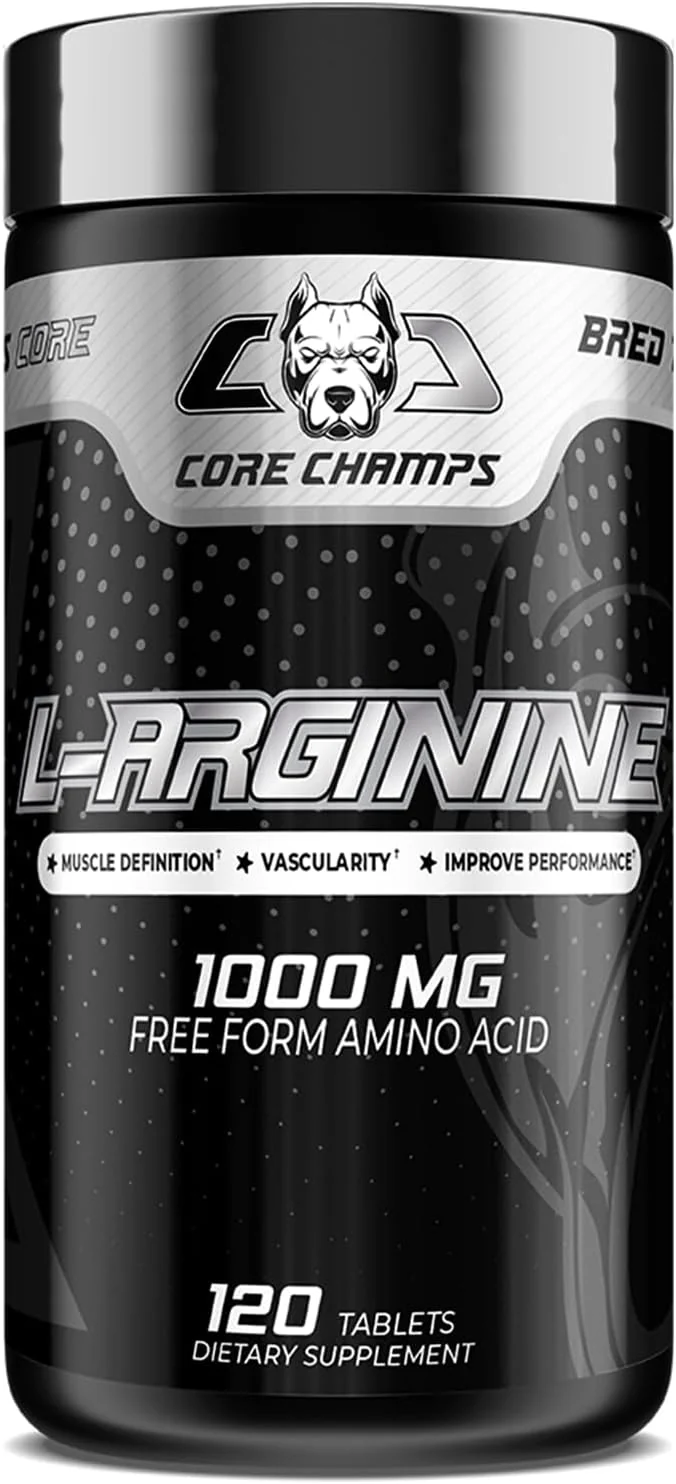 Core Champs L-Arginine Nitric oxide 1000 MG 120 Tablet - By Kai Greene
