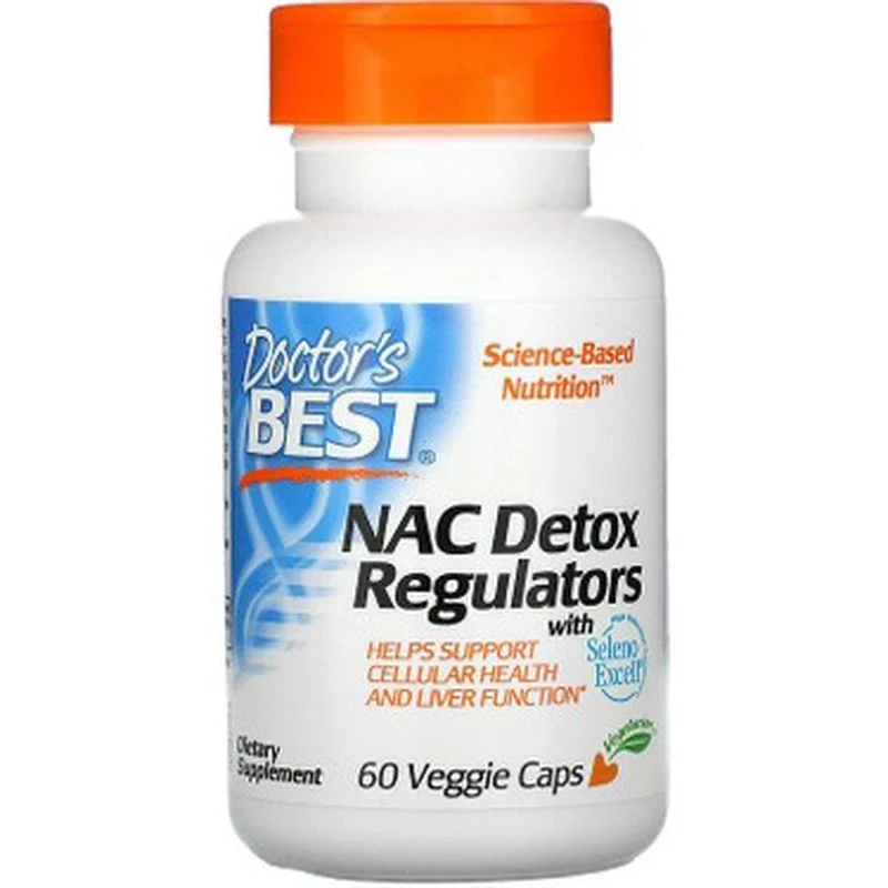 Doctors Best NAC Molybdenum Detox Regulators Supports Cellular Health & Liver 60 Caps