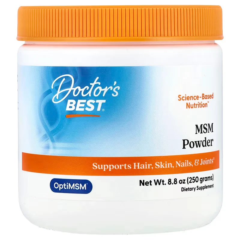 Doctor's Best MSM Powder OptiMSM Bone Joint & Cartilage Skin, Nails 250 g
