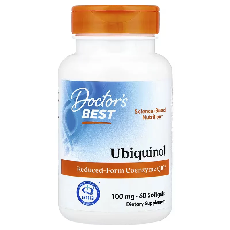 Doctor's Best Ubiquinol Coenzyme Q10 100 mg 60 Softgels