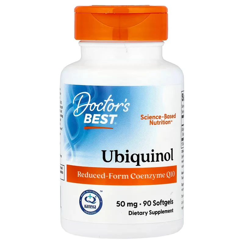 Doctor's Best, Ubiquinol with Kaneka Q+® Coenzyme Q10 50 mg, 90 Softgels