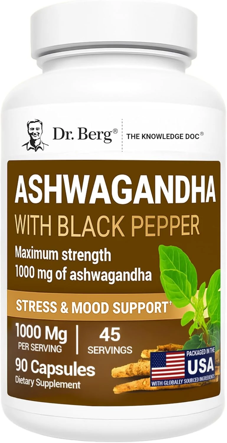 Dr. Berg Ashwagandha Capsules 1000mg 90 Caps