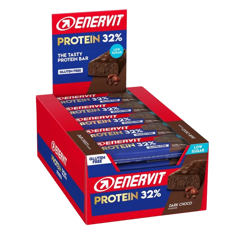 Enervit Low Sugar Protein Bar 55 Gr 25 Adet - Dark Choco