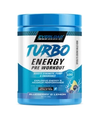 Everload Nutrition Turbo Energy PreWorkout 400g - 100 Servis