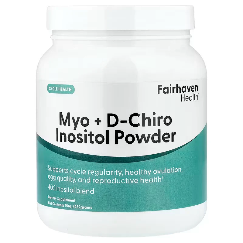 Fairhaven Health Myo D-Chiro Inositol Perimenopause & Menopause Support Powder 432 g - 180 Servis