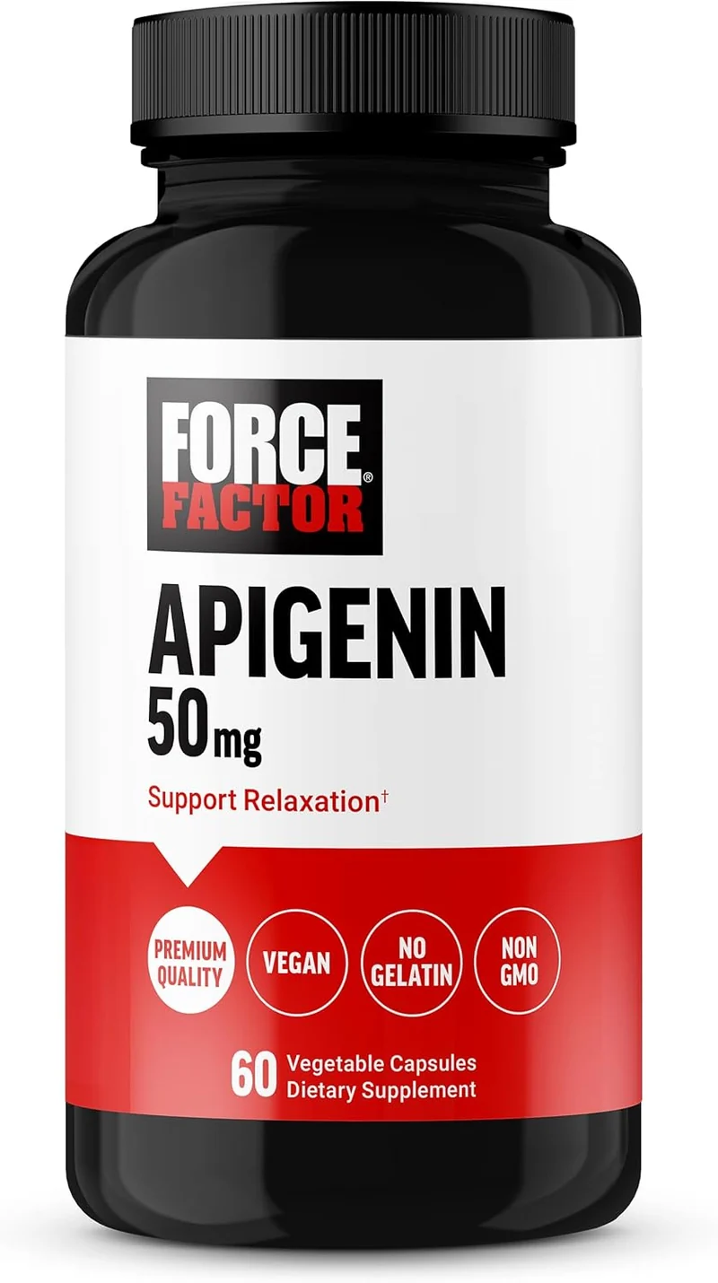 FORCE FACTOR Apigenin Prostate Health Stress Support  Antioxidant 50mg 60 Caps