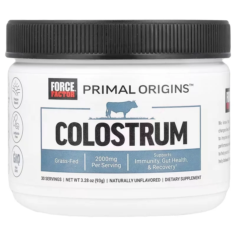 Force Factor Primal Origins Bovine Colostrum Grass-Fed Gut Health & Recovery  93 g