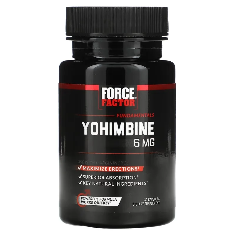 Force Factor Yohimbine 6 mg 30 Caps