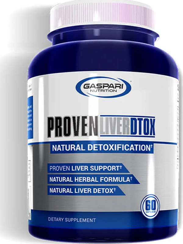 Gaspari Nutrition PROVEN LİVER DETOX (NAC+MİLK THİSTLE+ALPHA LİPOİC ACİD+B12) 60 Caps
