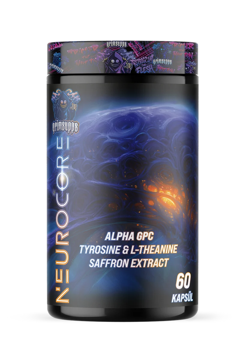 Grimsupps Neuro Core Nootropic Memory Alpha Gpc & Tirozin & Saffron & Theanine & Tyrosine 60 Kapsül