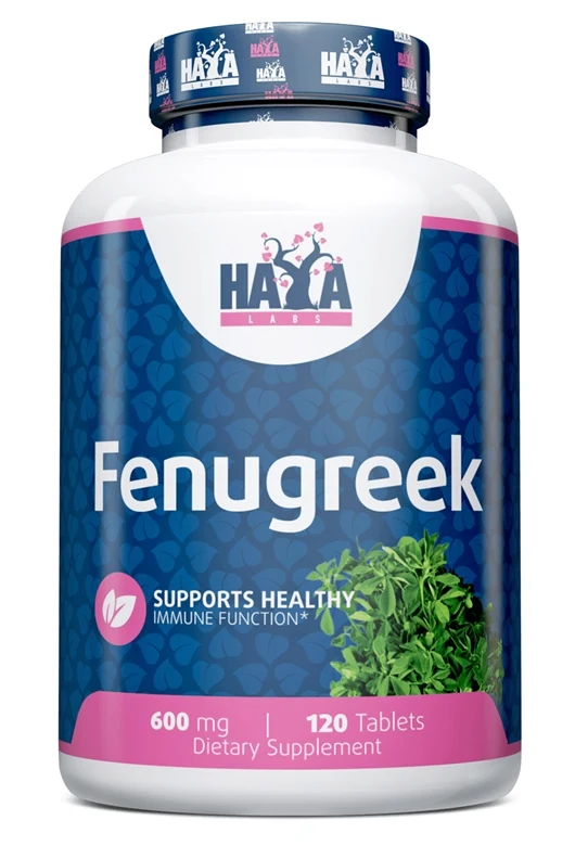 HAYA LABS Fenugreek Çemen otu 600 mg  120 Tabs