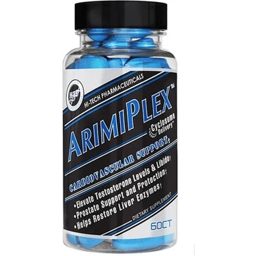 Hitech Arimiplex PCT Test booster TRİBULUS+NAC+SAW PALMETTO+FENUGREEK+MİLK THİSTLE 60 Tablet