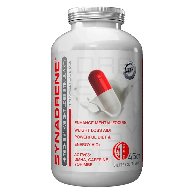 Hitech Synadrene Yohimbine+Alpha lipoic acid+Green Tea 45 Tablet