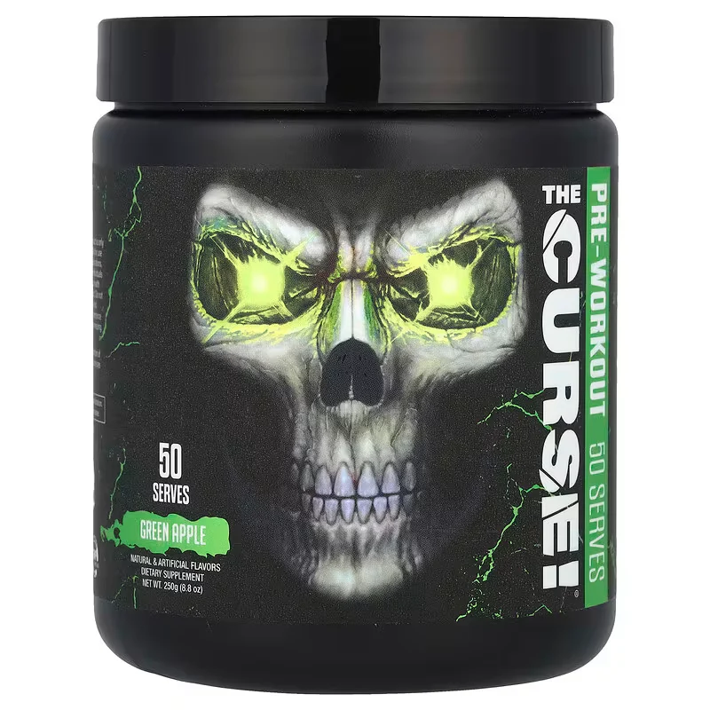 JNX SPORTS The Curse! PreWorkout Caffeine Beta-Alanine Creatine L-Citrulline Boost Energy Strength & Focus