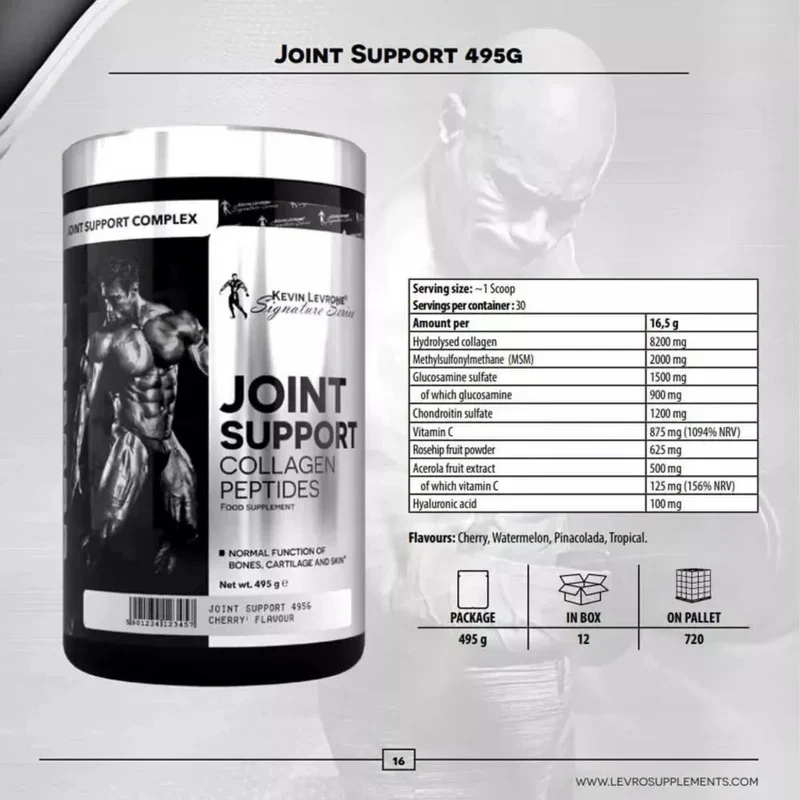 Kevin Levrone Joint Support Collagen + Glucosamine MSM (Glukozamin) 450 g