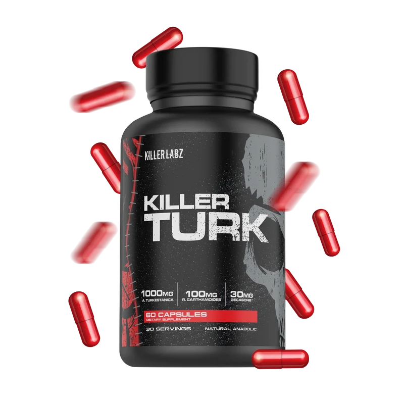 Killer Labz Ajua Turkesteron Carthamoides Decasorb 1100 MG 60 Caps