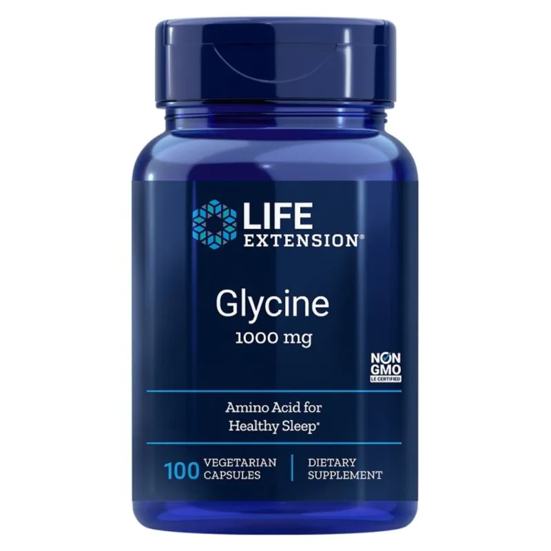 Life Extension Glycine 1000 mg Amino Acid 100 Caps
