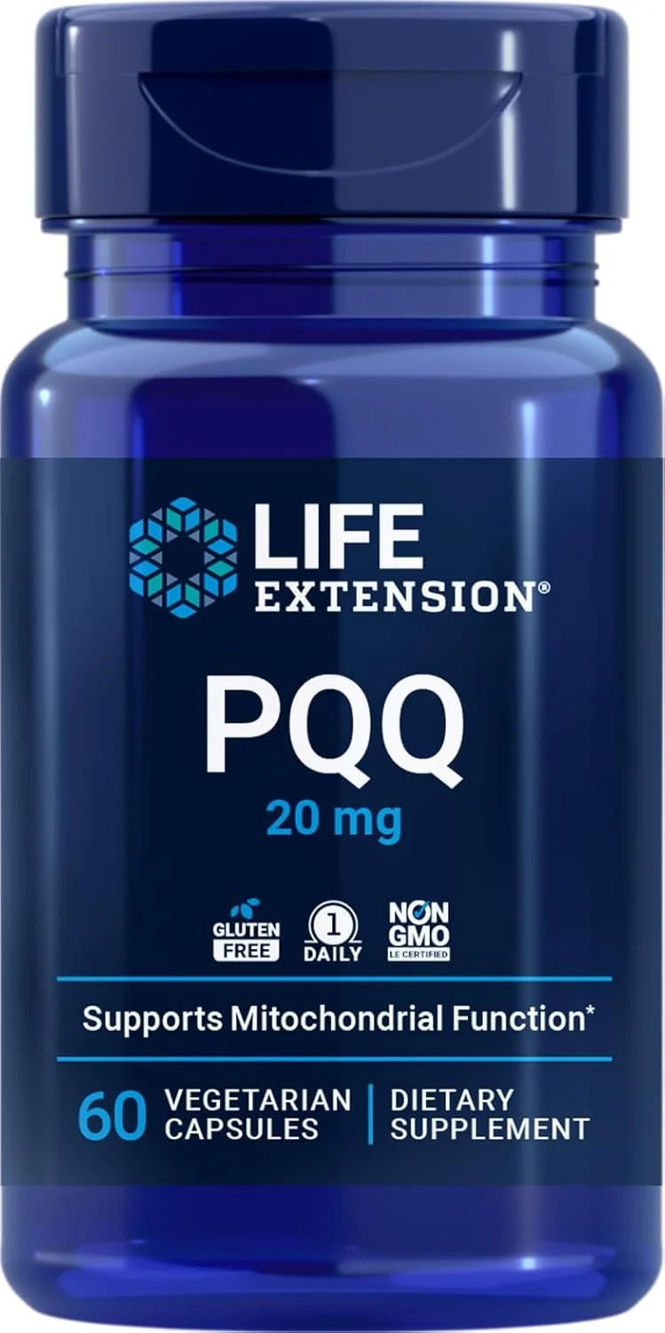 Life Extension PQQ Pyrroloquinoline Quinone 20 mg, 60 Vegetarian Capsules