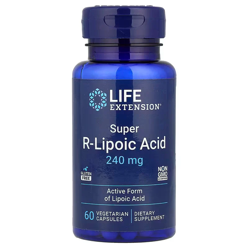 Life Extension Super R-Lipoic Alpha lipoic Acid Antioxidants 60 Caps