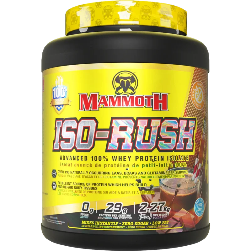 Mammoth Iso-Rush Premium Whey Protein Isolate 2,27 Kg