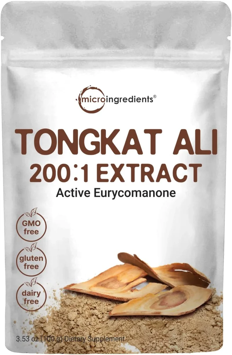 Micro Ingredients Tongkat Ali 200:1 Extract Powder 100 gr - 200 Servis