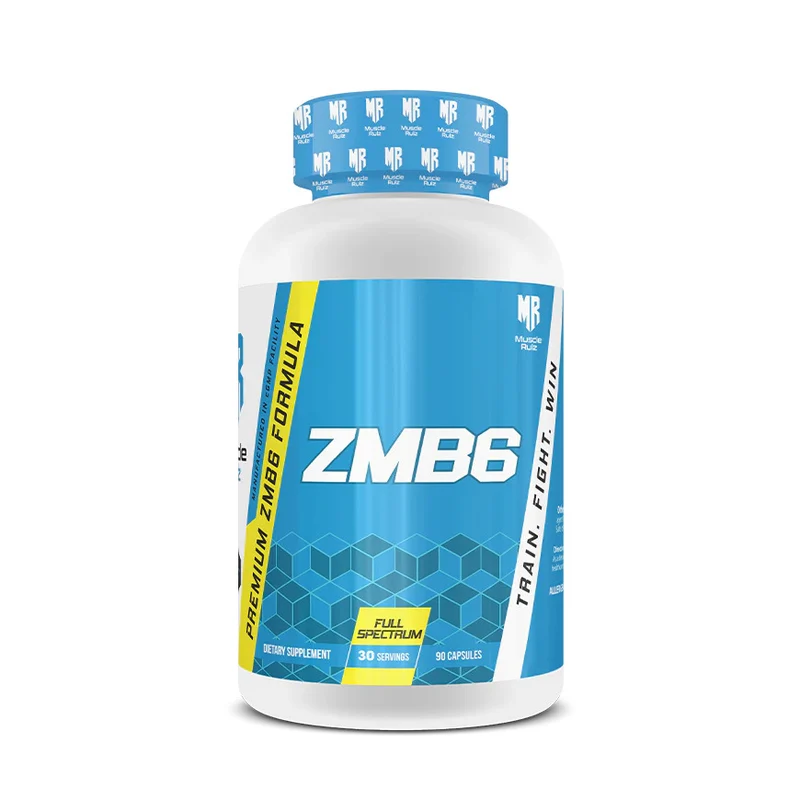 Muscle Rulz ZMA B6 + Boron + Magnesium + Zinc  90 Caps
