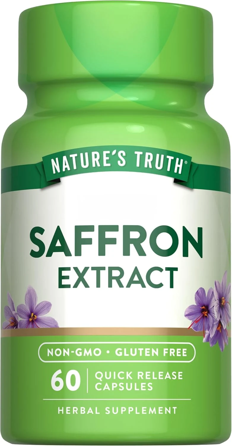 Nature's Truth Saffron Safran Extract Concentrated Extract | Non-GMO & Gluten Free 60 Caps