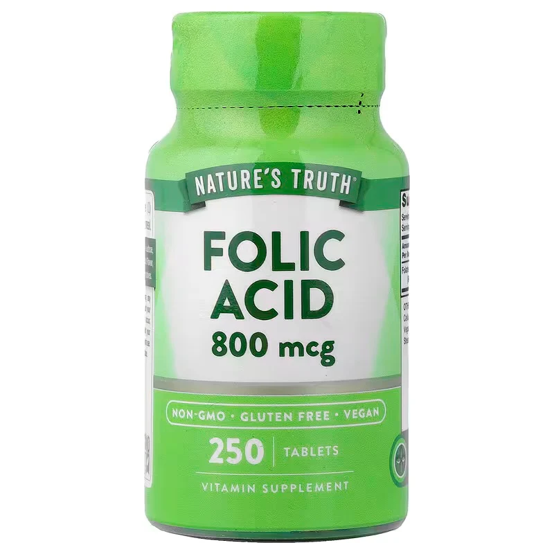 Nature's Truth Vitamin B9 Folate - Folic Acid 800 mcg 250 Tablet