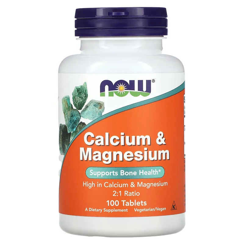 NOW Foods Calcium Kalsiyum & Magnesium Magnezyum 100 Tablet