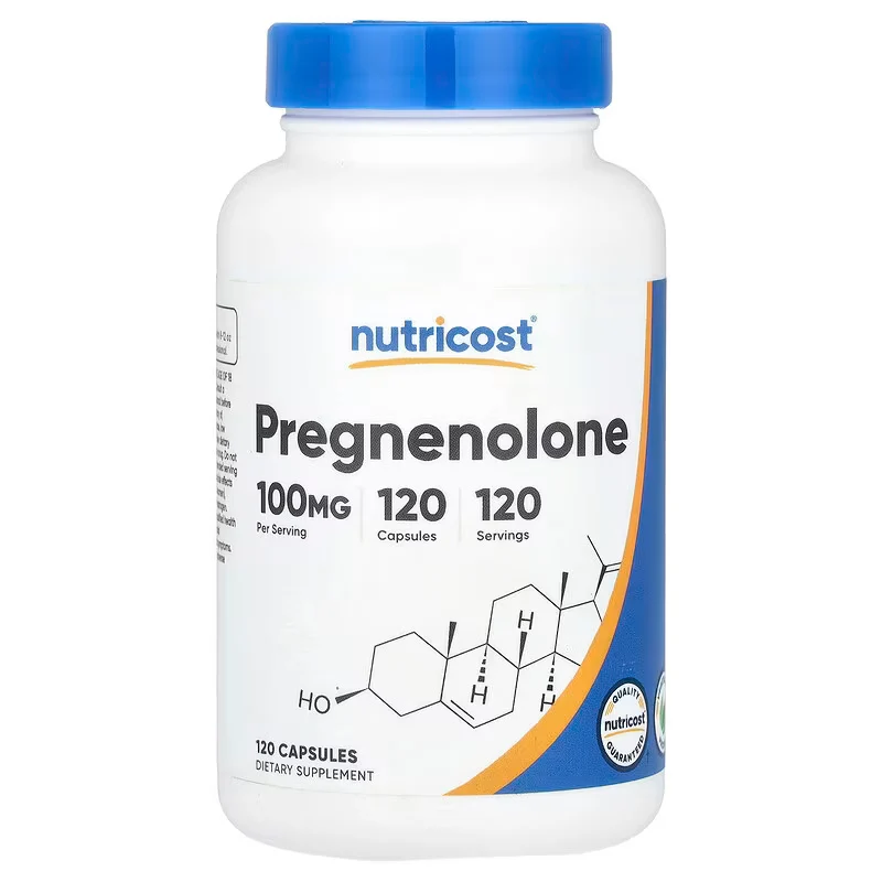 Nutricost Pregnenolone Brain & Cognitive 100 mg 120 Capsules