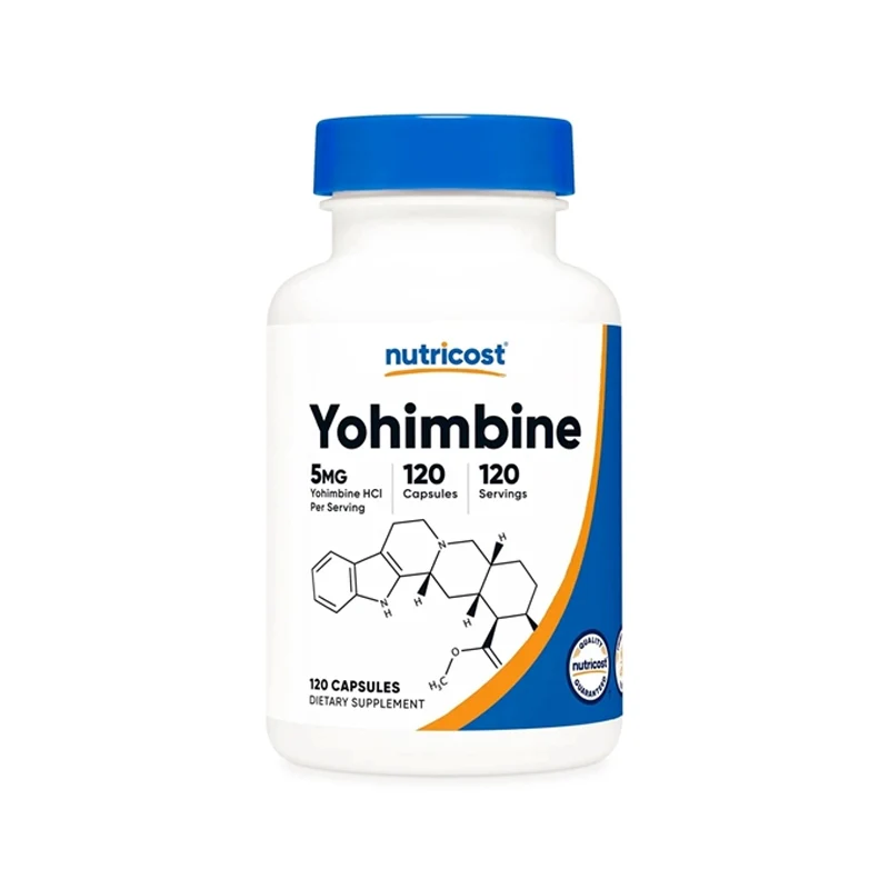 Nutricost, Yohimbine Fat Burner Bitkisel  Hcl 5 mg 120 Caps