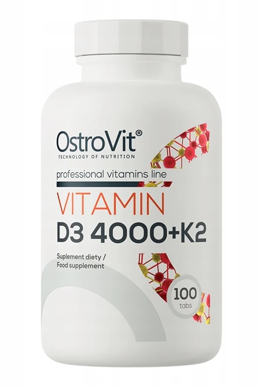 OstroVit Vitamin D3 4000 IU  K2 100 tablet