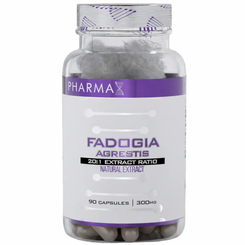 Pharma X Fadogia Agrestis 20:1 600 mg 90 caps - USA MENŞEI
