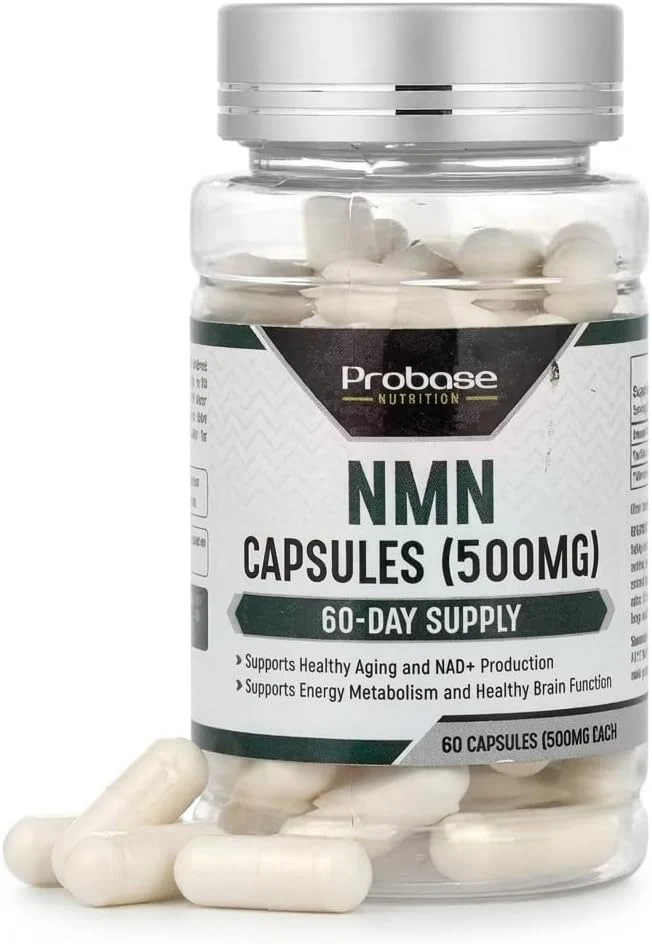 Probase Nutrition Longevity Pure NMN to Boost NAD+ Nicotinamide Mononucleotide 60 Caps